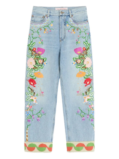 Embroidered Jeans