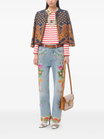 Embroidered Jeans