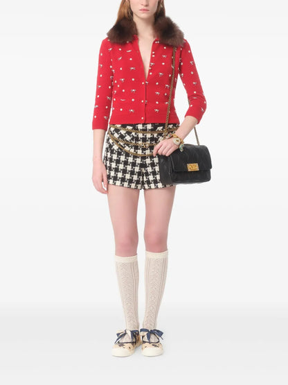 Damier Light Tweed Shorts