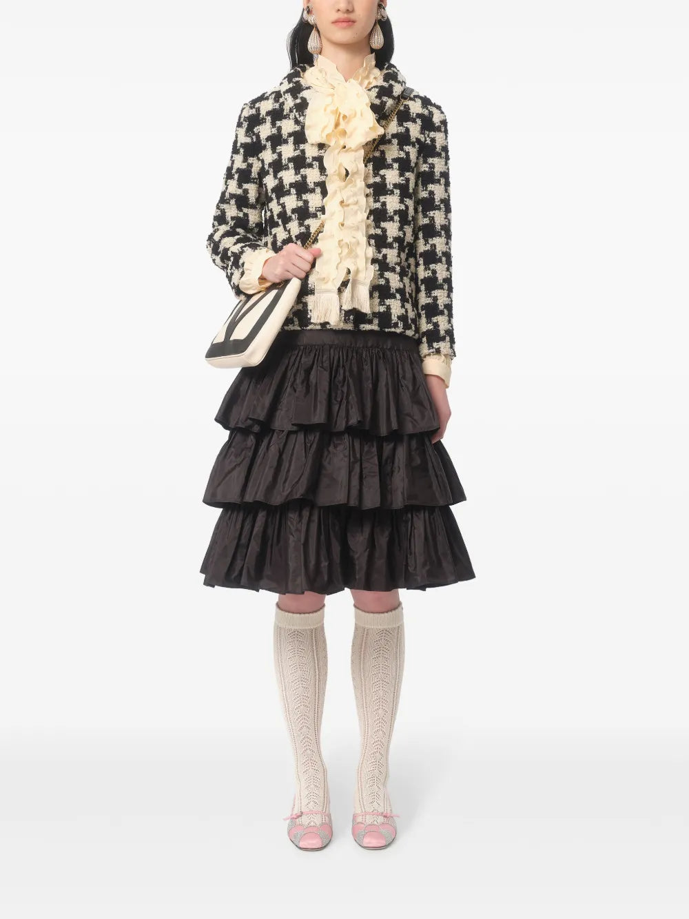 Virgin Wool-Blend Tweed Jacket
