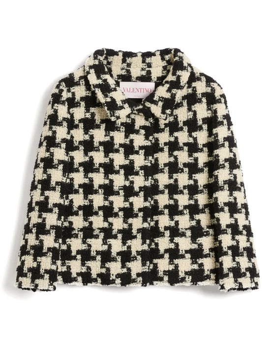 Virgin Wool-Blend Tweed Jacket