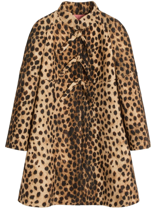 Jaguar Spots Wool Coat