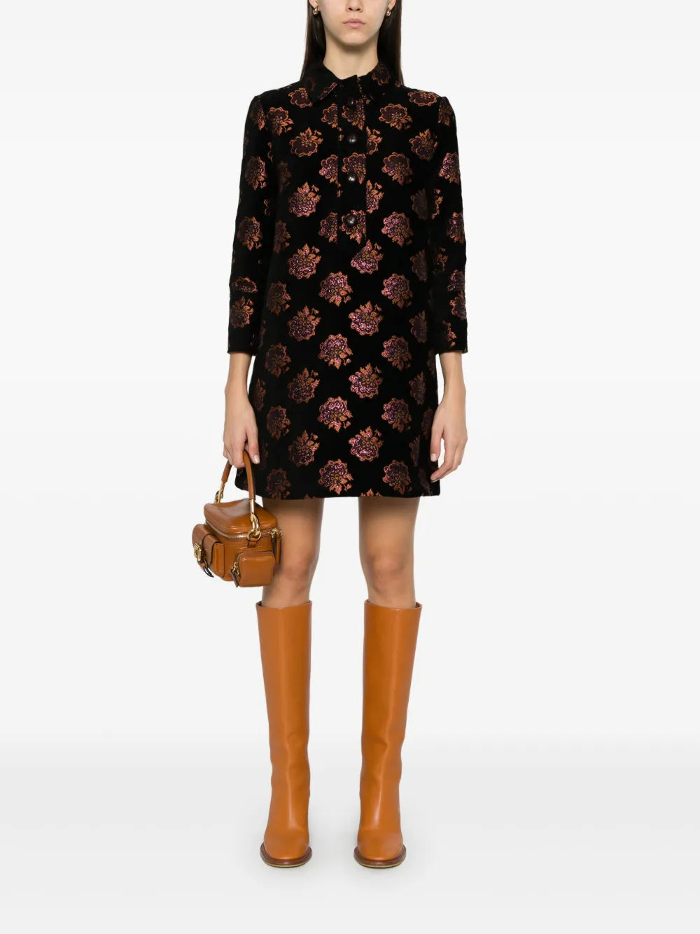 Rosette Mini Dress