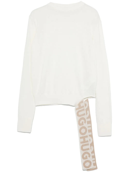 Intarsia-Logo Sweater