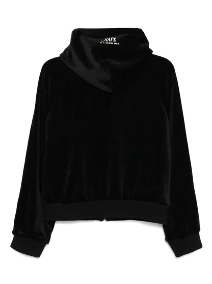 Embroidered Hoodie Jacket
