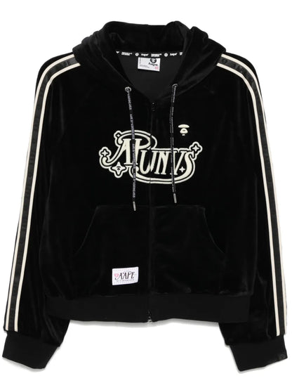 Embroidered Hoodie Jacket