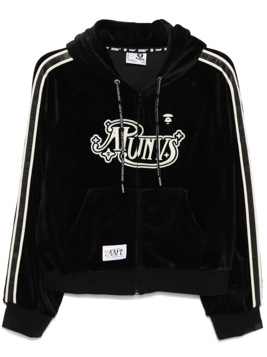Embroidered Hoodie Jacket