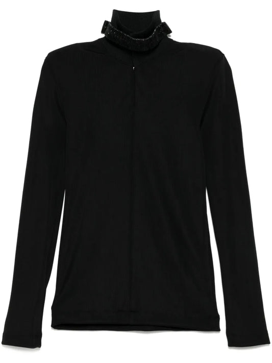 Glossy Rib Top