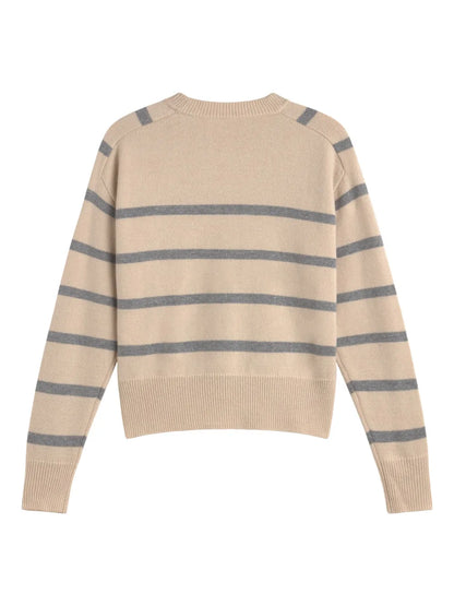 Striped Long-Sleeve Jumper