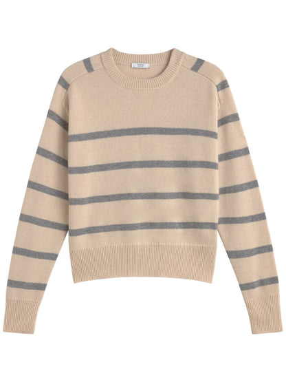 Striped Long-Sleeve Jumper