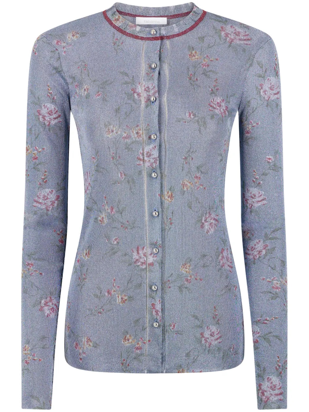 Floral-Print Cardigan