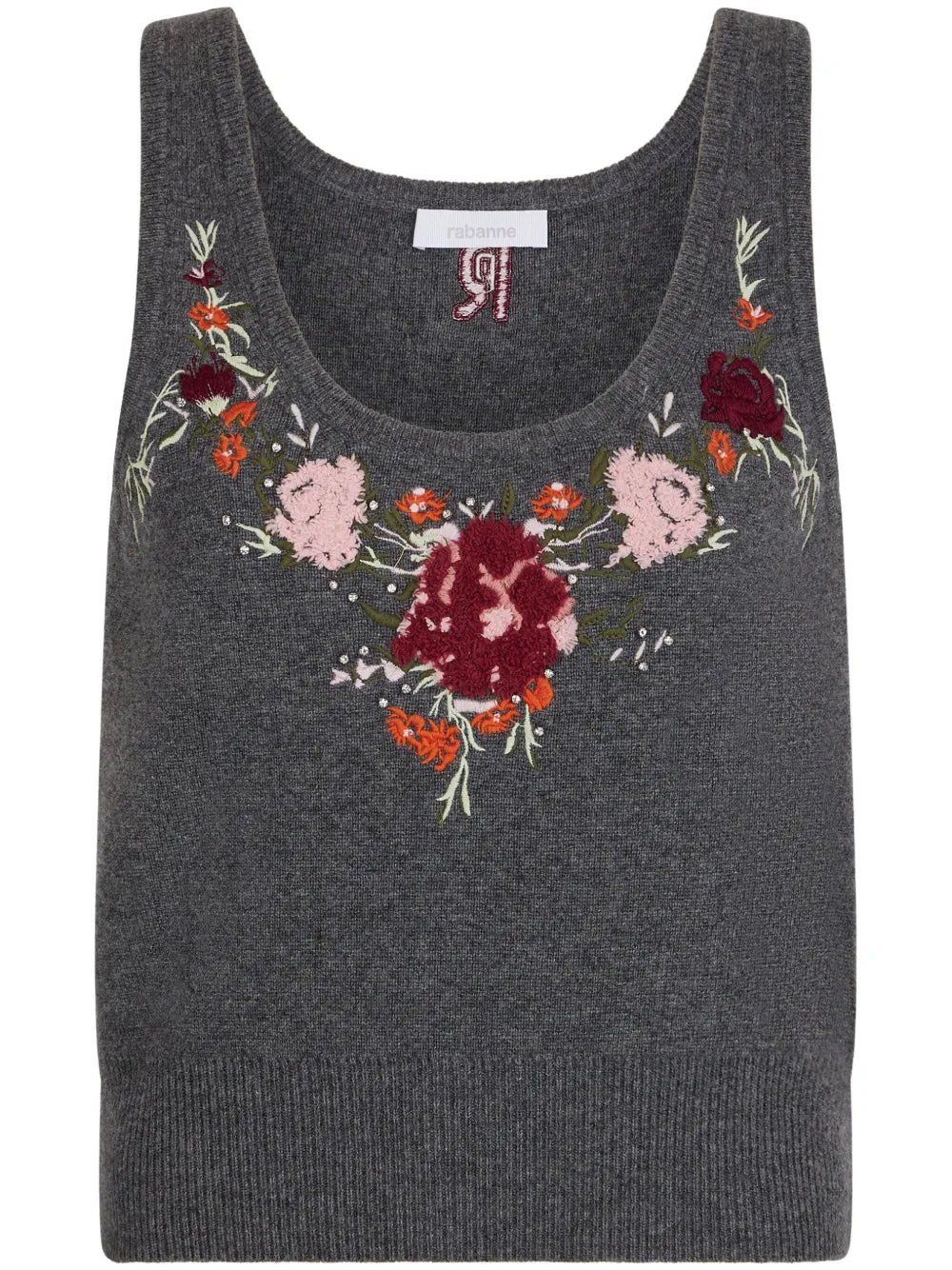 Embroidered Tank Top