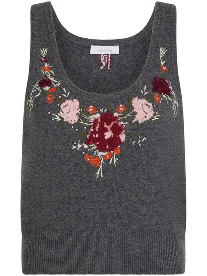 Embroidered Tank Top