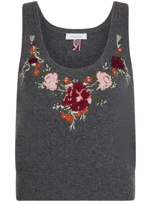 Embroidered Tank Top