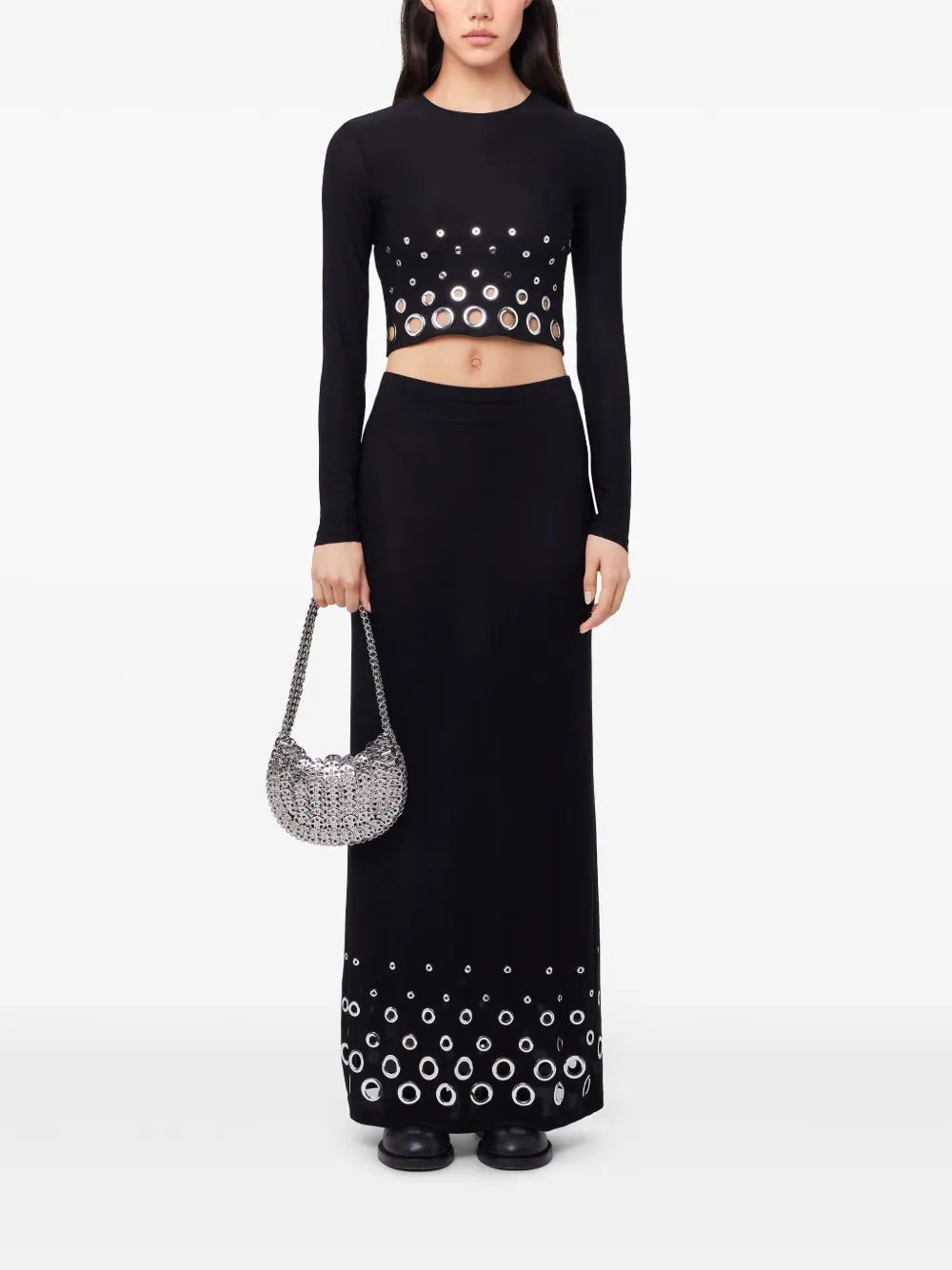 Eyelet Crop Top