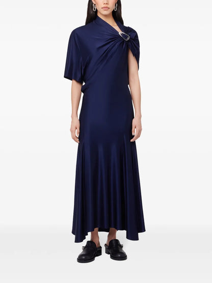 Draped Midi Dress