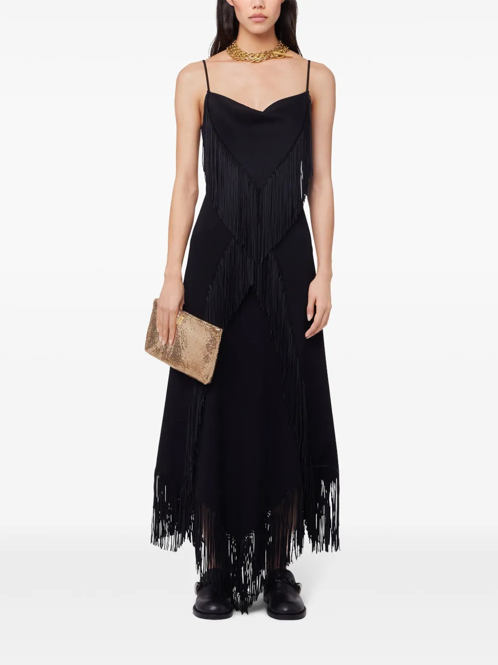 Crepe Maxi Dress