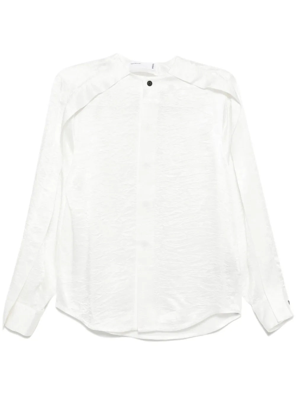 Wrinkle Satin Blouse