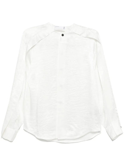 Wrinkle Satin Blouse