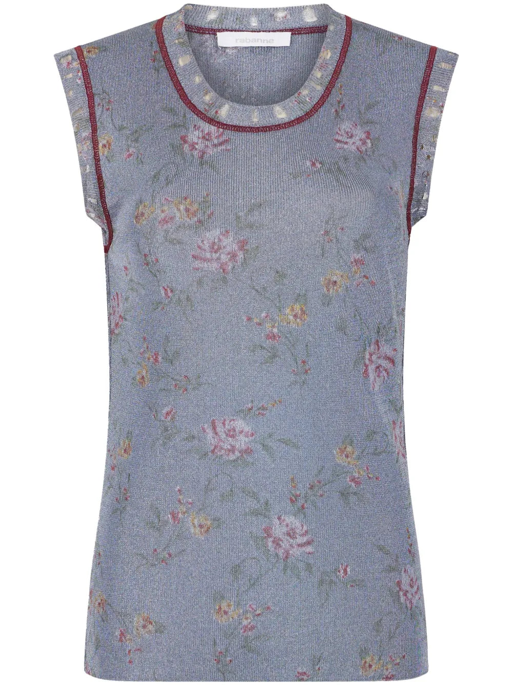 Floral-Print Tank Top
