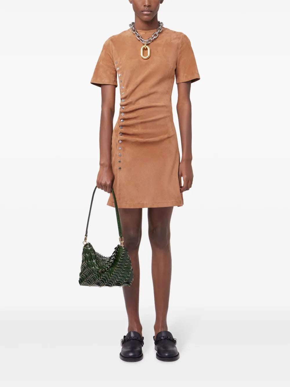 Gathered Mini Dress