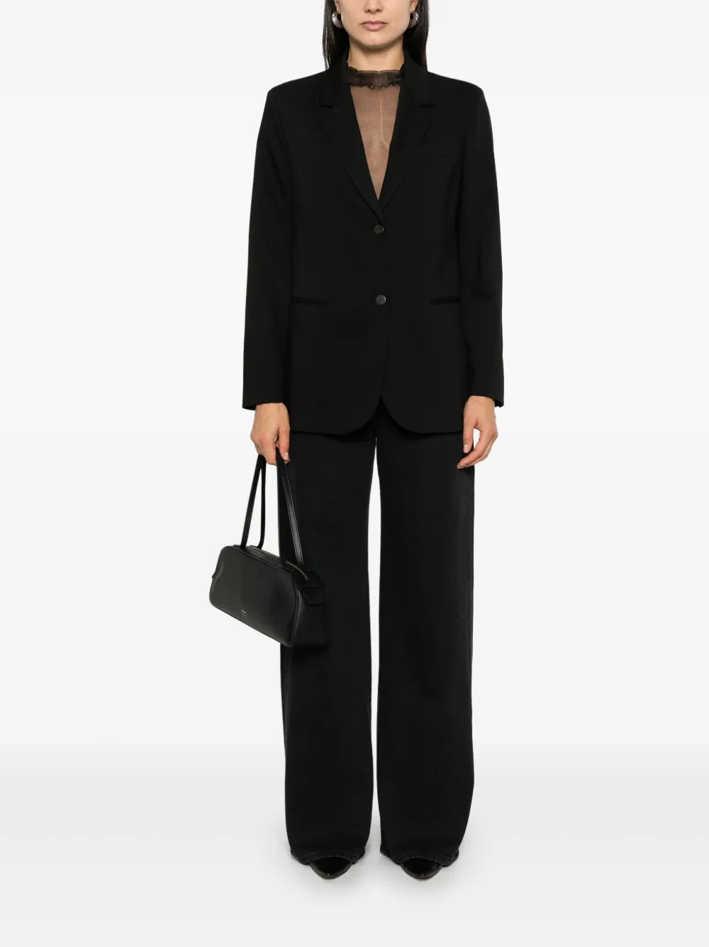 Twill-Weave Blazer