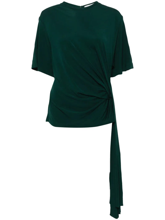 Side Cowl Drape Extension T-Shirt