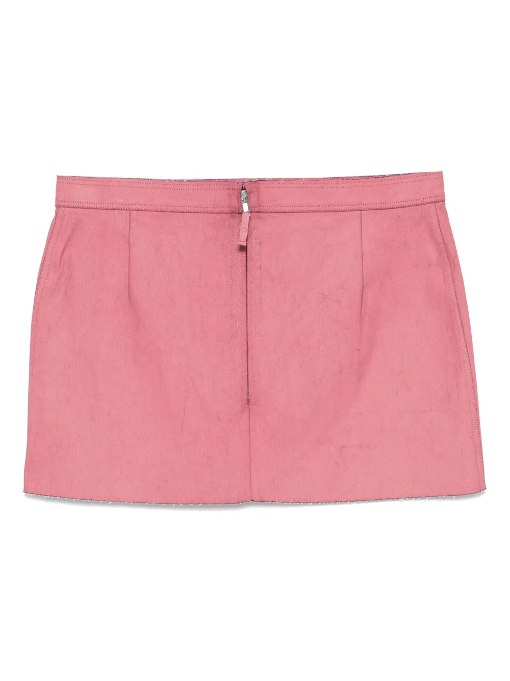 Coated-Finish Mini Skirt