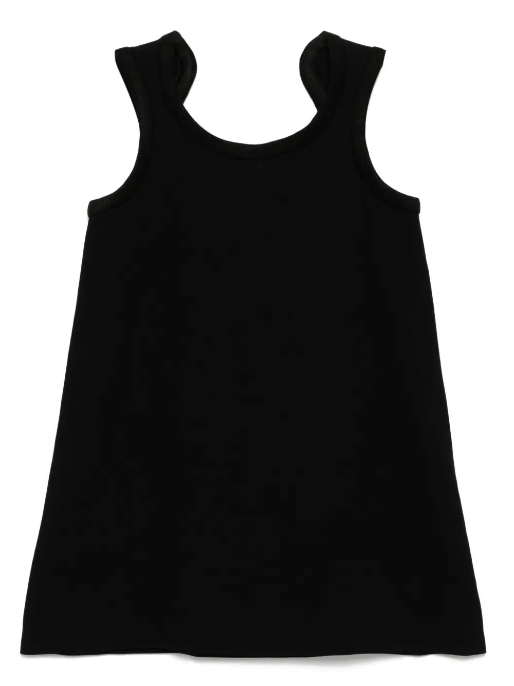 Curve Ribbed Wool Mini Dress
