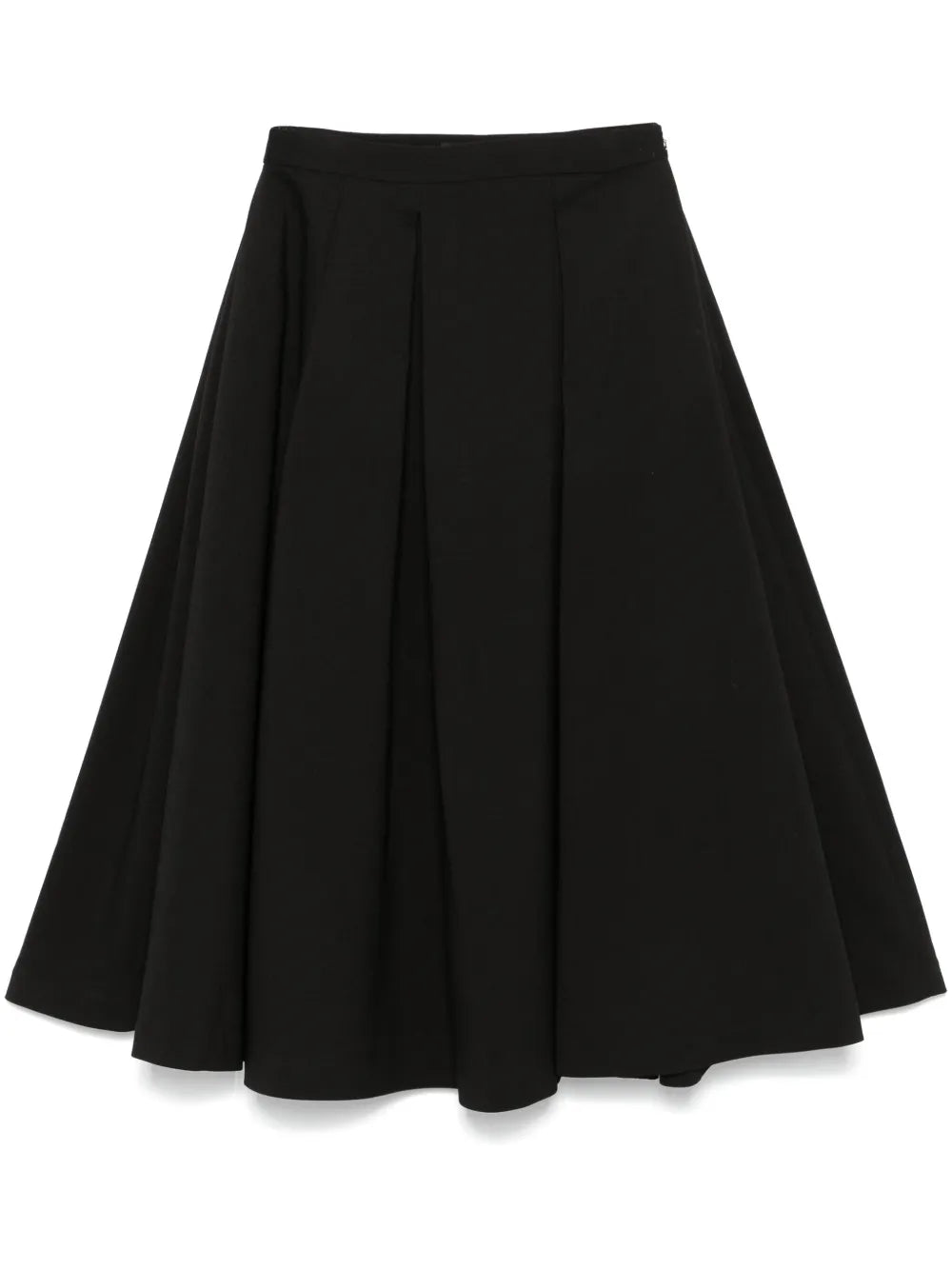 Pleated Midi Skirt
