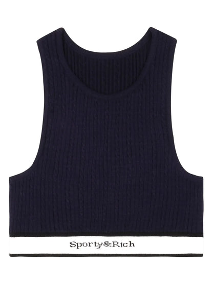 Cable-Knit Tank Top