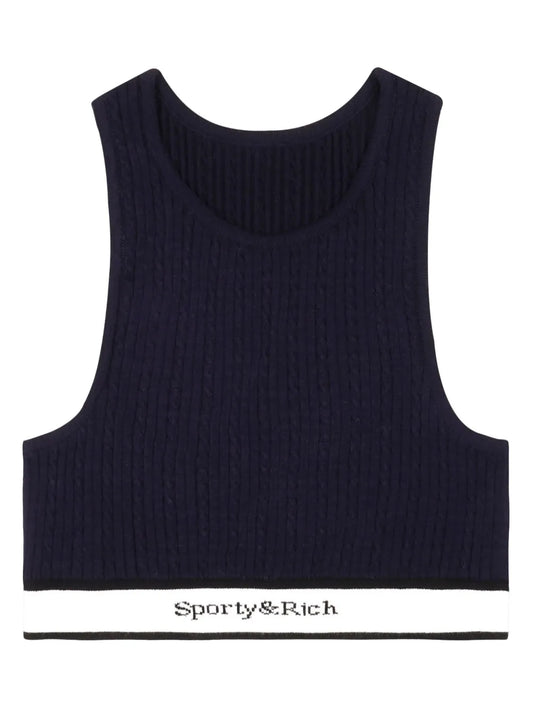 Cable-Knit Tank Top