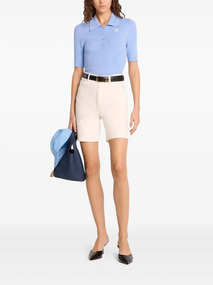 Logo Patch Polo Top