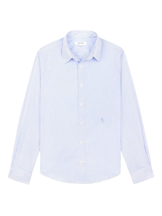 Striped Button-Up Shirt