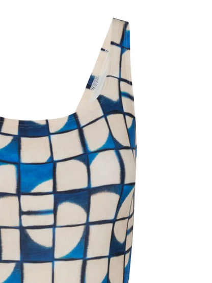 Cascais-Print Swimsuit