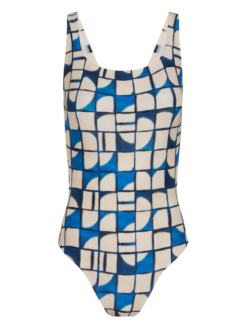 Cascais-Print Swimsuit