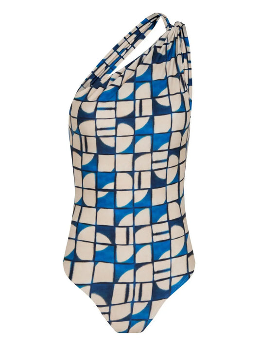 Cascais-Print Swimsuit