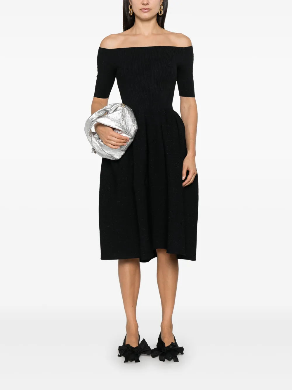 Pottery Glitter Midi Dress