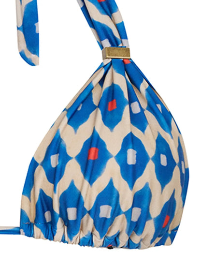 Istambul-Print Bikini Top