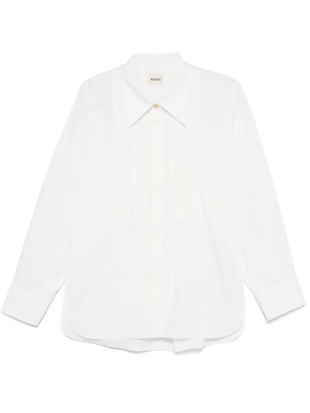 Pintuck-Detailed Shirt