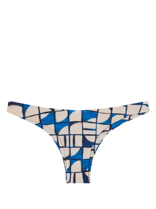 Cascais-Print Bikini Bottoms