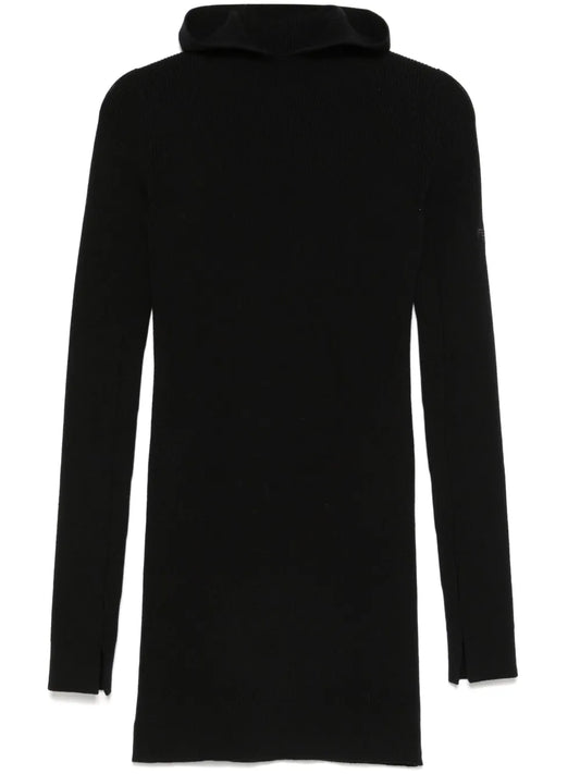 Ribbed-Knit Mini Dress