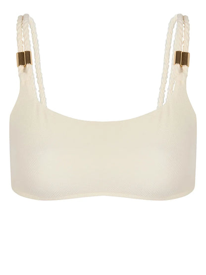 Square-Neck Bikini Top