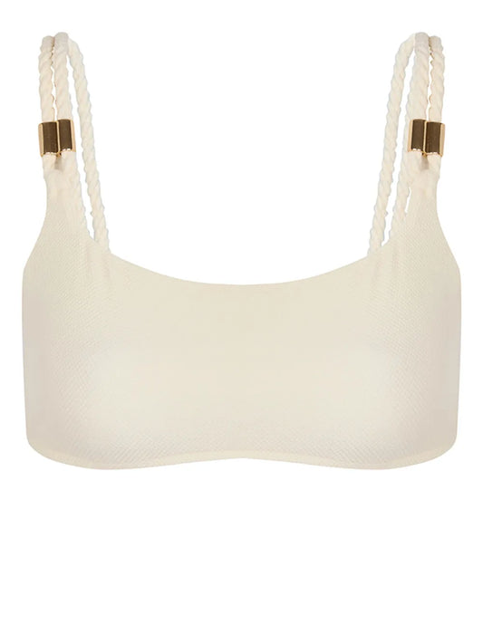 Square-Neck Bikini Top