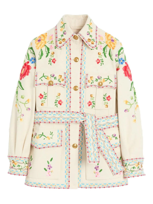 Embroidered Denim Jacket