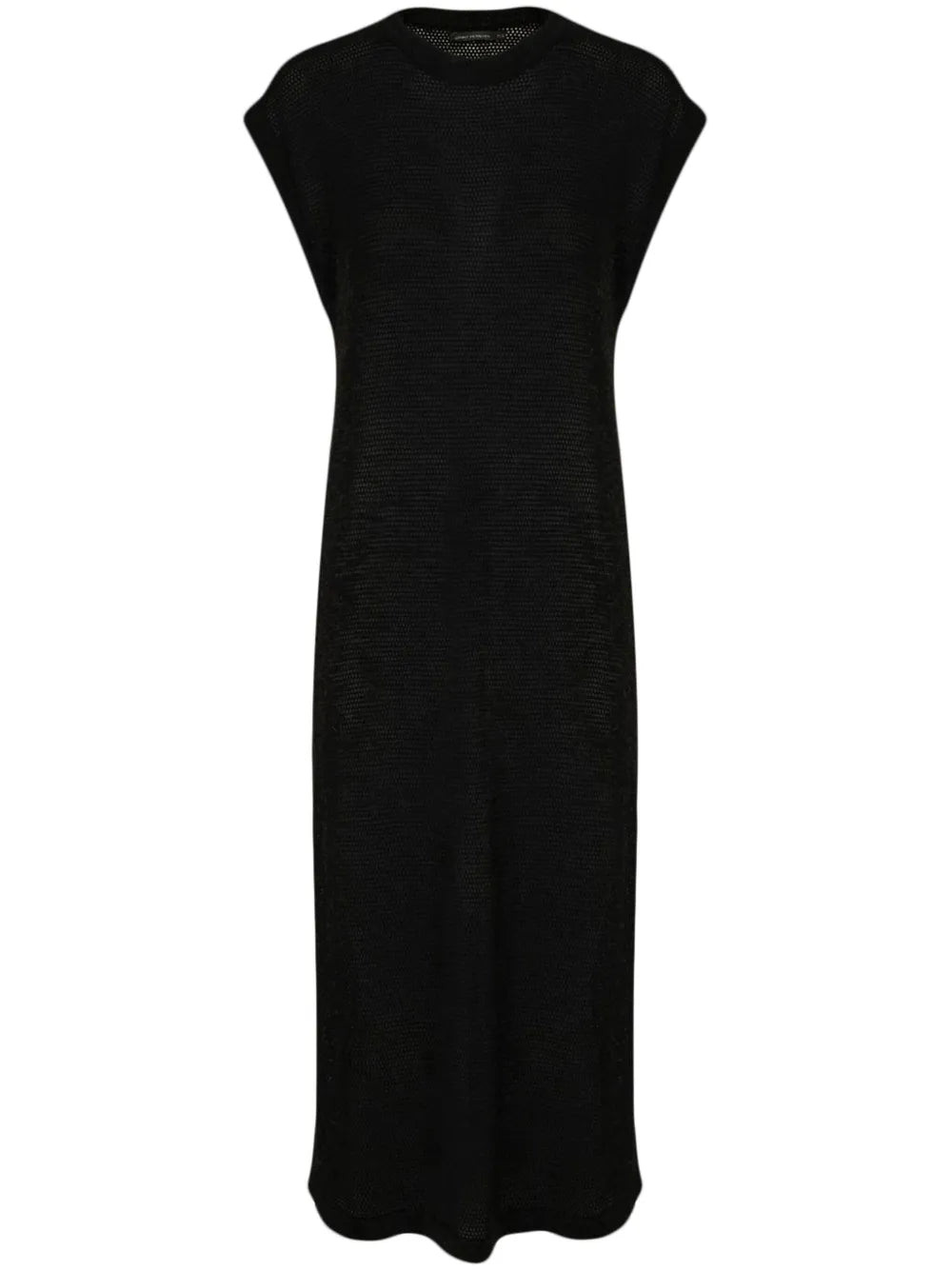 Crochet-Knit Midi Dress