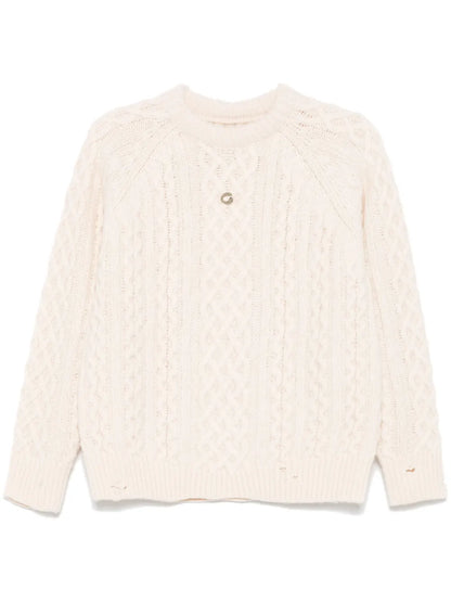 Aran-Knit Sweater