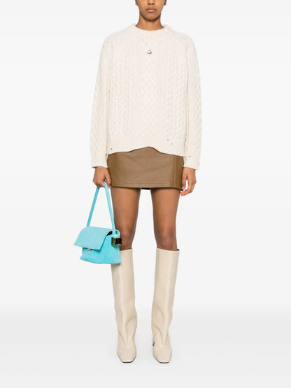 Aran-Knit Sweater