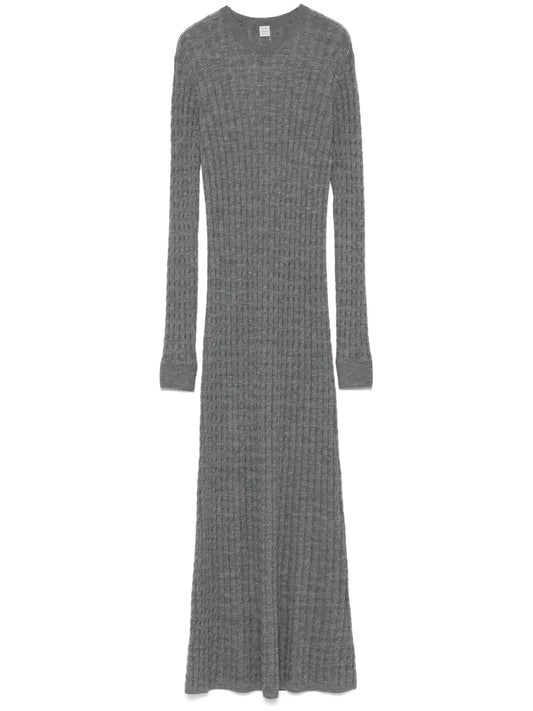 Cable-Knit Maxi Dress