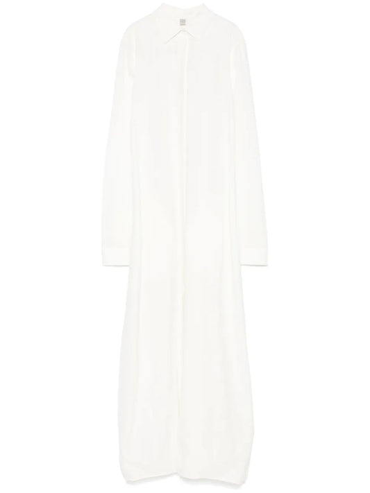 Parachute Maxi Shirt Dress